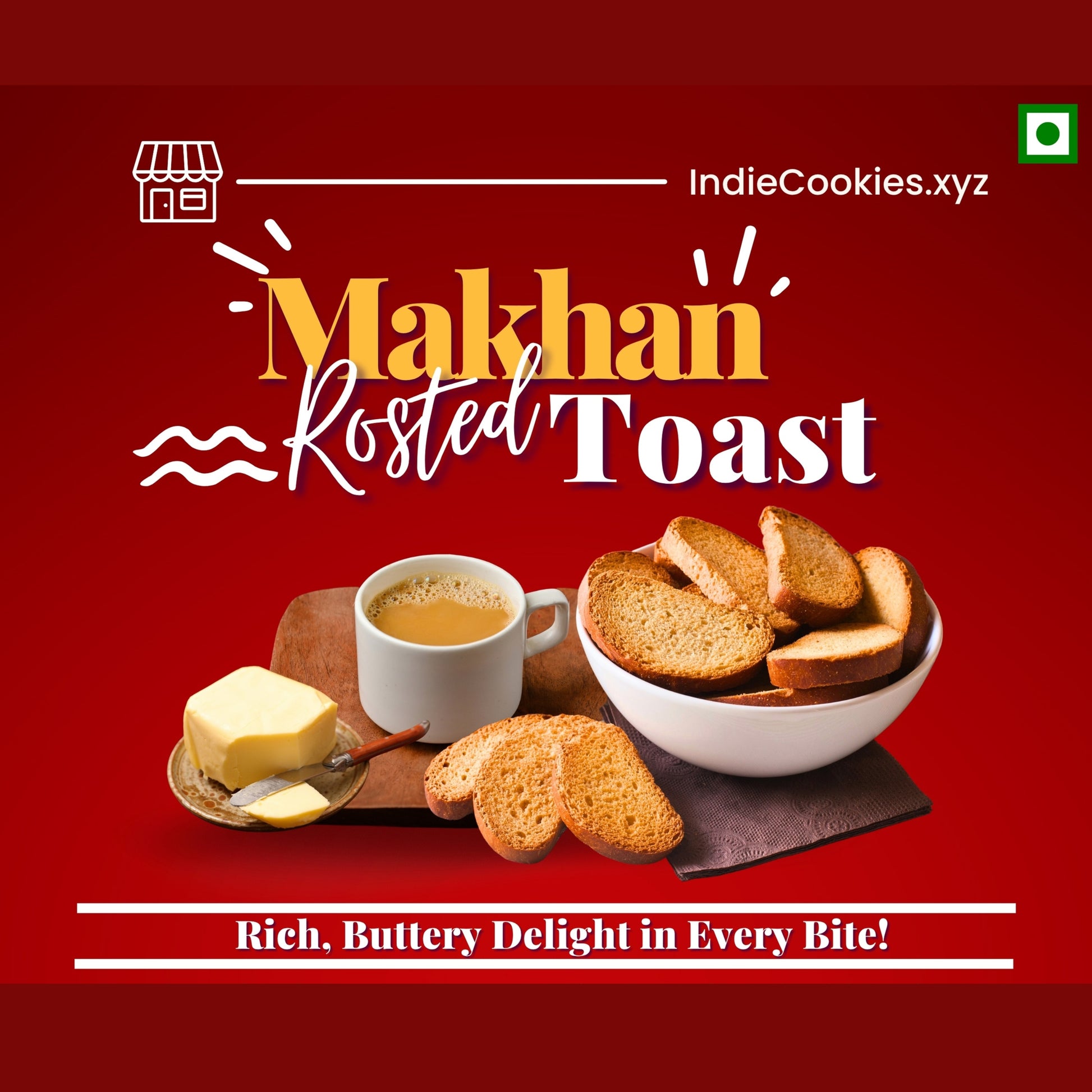 Makhan Roasted Toast – Jar Pack 40 pcs