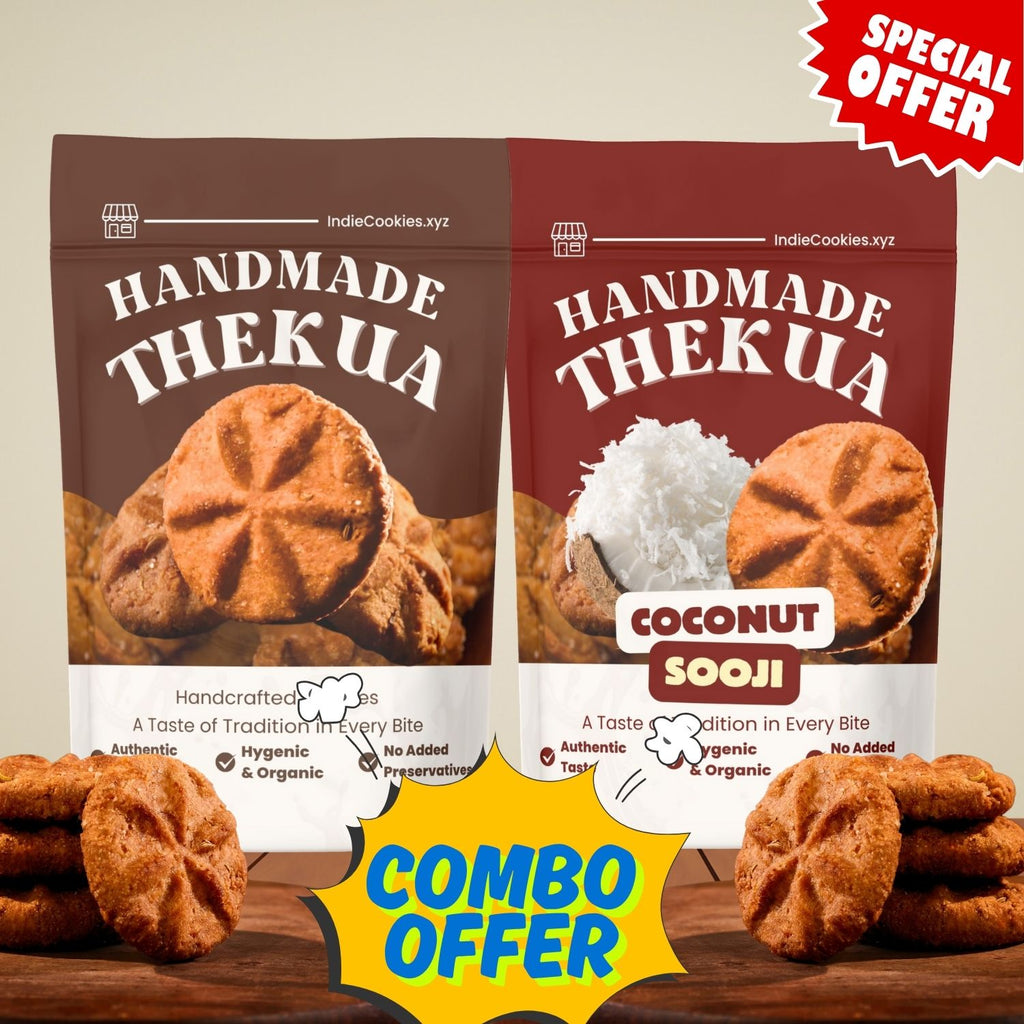 HANDMADE THEKUA COMBO POUCH PACK - 250gm x 2