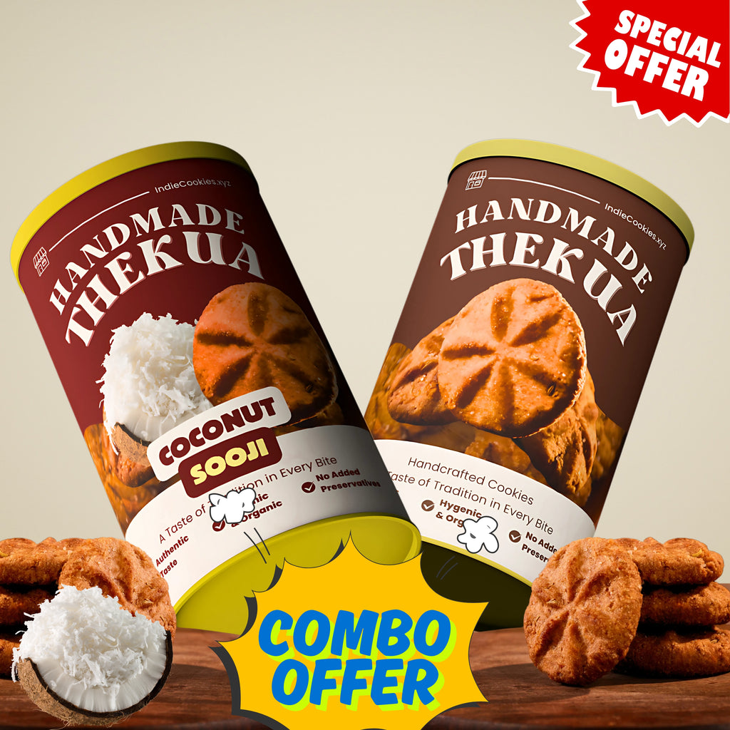 HANDMADE THEKUA COMBO NEW PACK - 250gm x 2